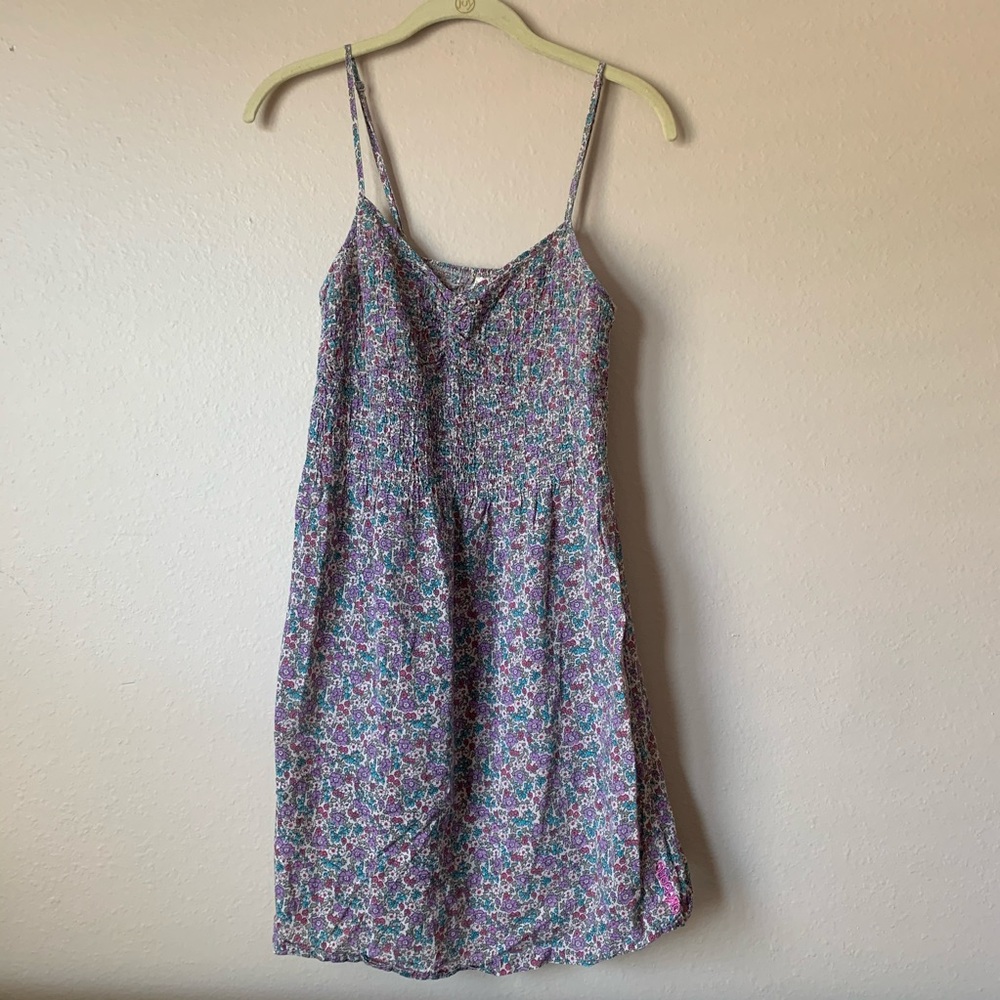 Billabong Purple Floral Dress Size Large